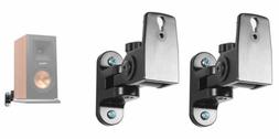 Pair Hidden Wall Mount Swivel Brackets For Klipsch RP-150M B