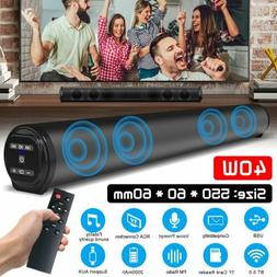 TV Home Bluetooth Sound Bar Theater Soundbar Speaker System 