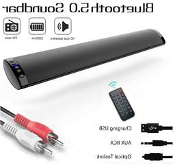 Bluetooth 5.0 Wireless Speaker TV PC Soundbar Subwoofer Home